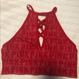 Pink Bralette/Crop Top